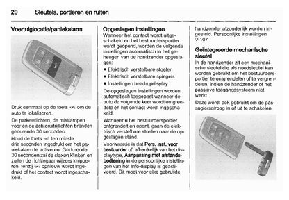 2010-2012 Saab 9-5 Bedienungsanleitung | Niederländisch