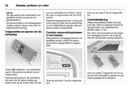 2010-2012 Saab 9-5 Bedienungsanleitung | Niederländisch