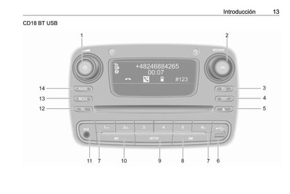 Opel Movano Manual de infoentretenimiento 2014 - 2019