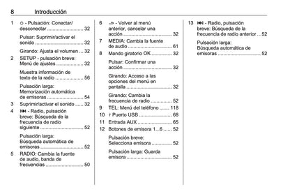 Opel Movano Manual de infoentretenimiento 2014 - 2019