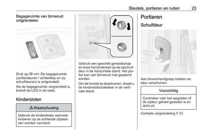 2015-2016 Opel Combo Manuel du propriétaire | Néerlandais