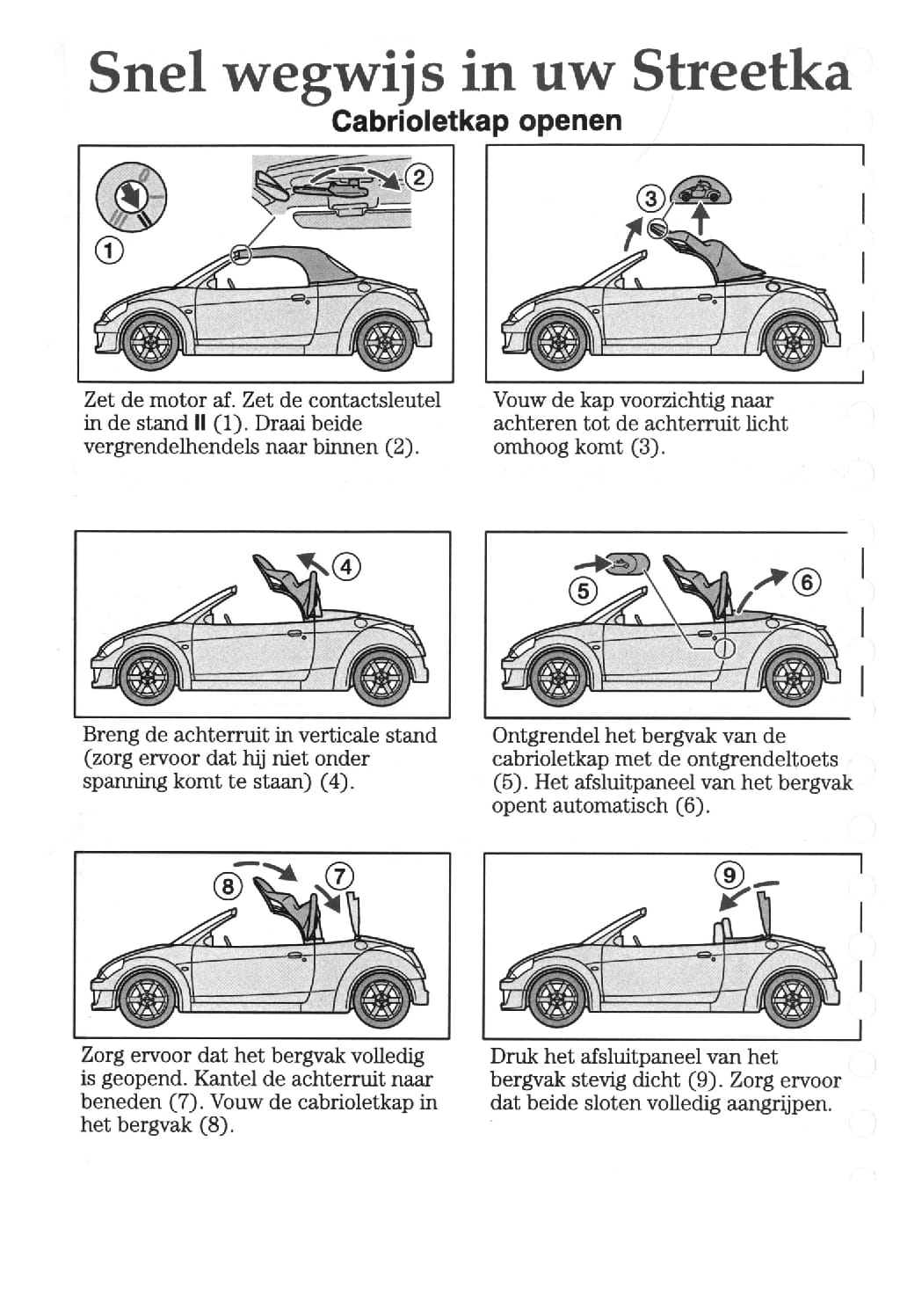 2003-2006 Ford StreetKa Gebruikershandleiding | Nederlands