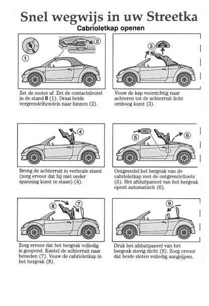 2003-2006 Ford StreetKa Gebruikershandleiding | Nederlands