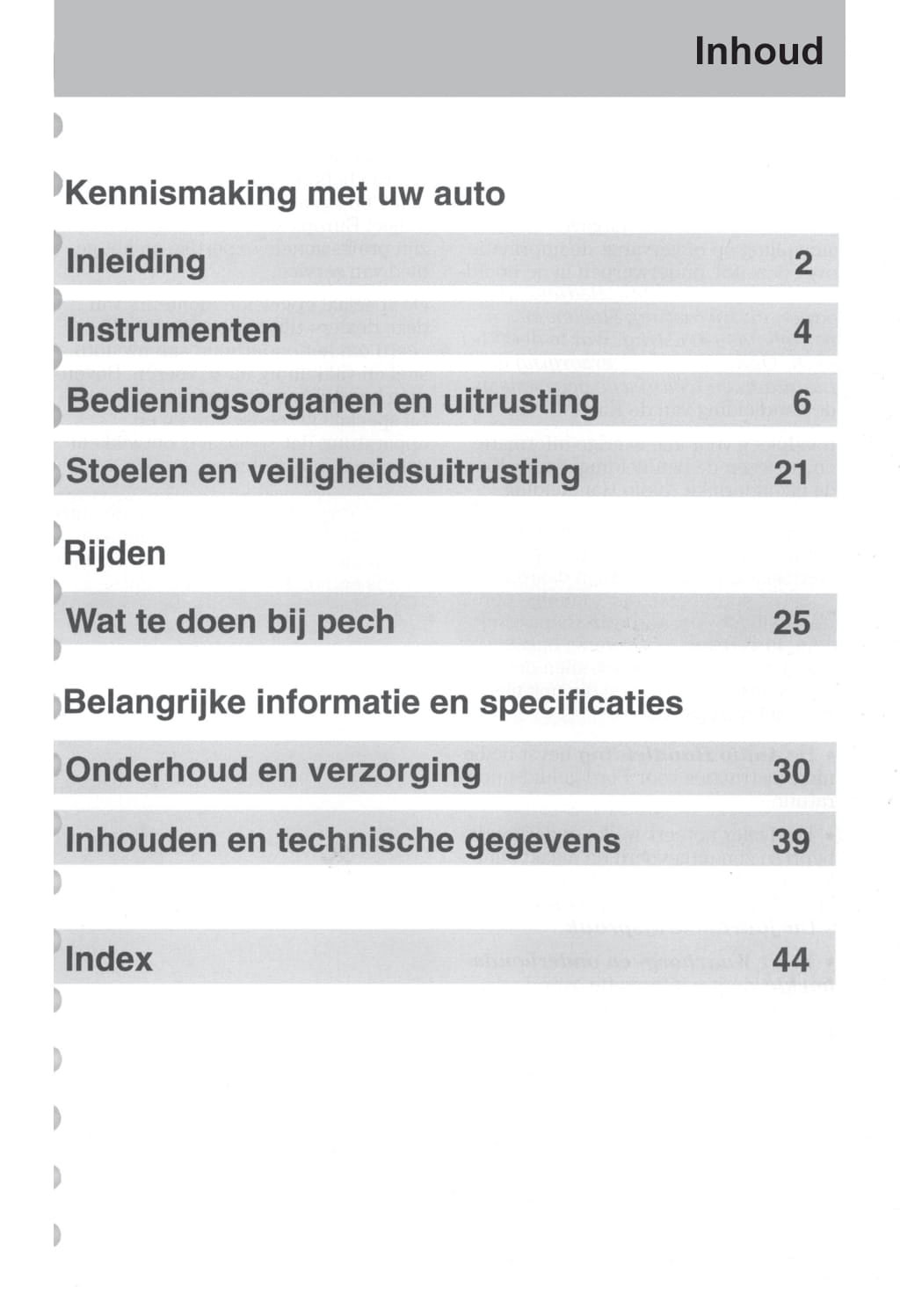 2003-2006 Ford StreetKa Gebruikershandleiding | Nederlands