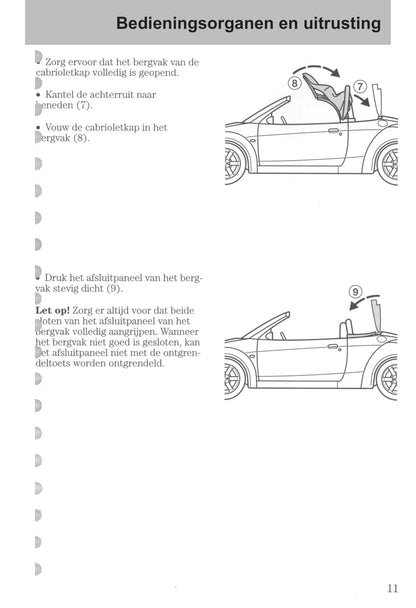 2003-2006 Ford StreetKa Gebruikershandleiding | Nederlands