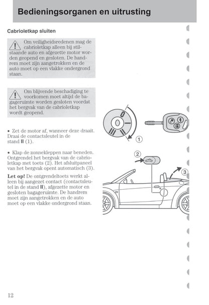 2003-2006 Ford StreetKa Gebruikershandleiding | Nederlands