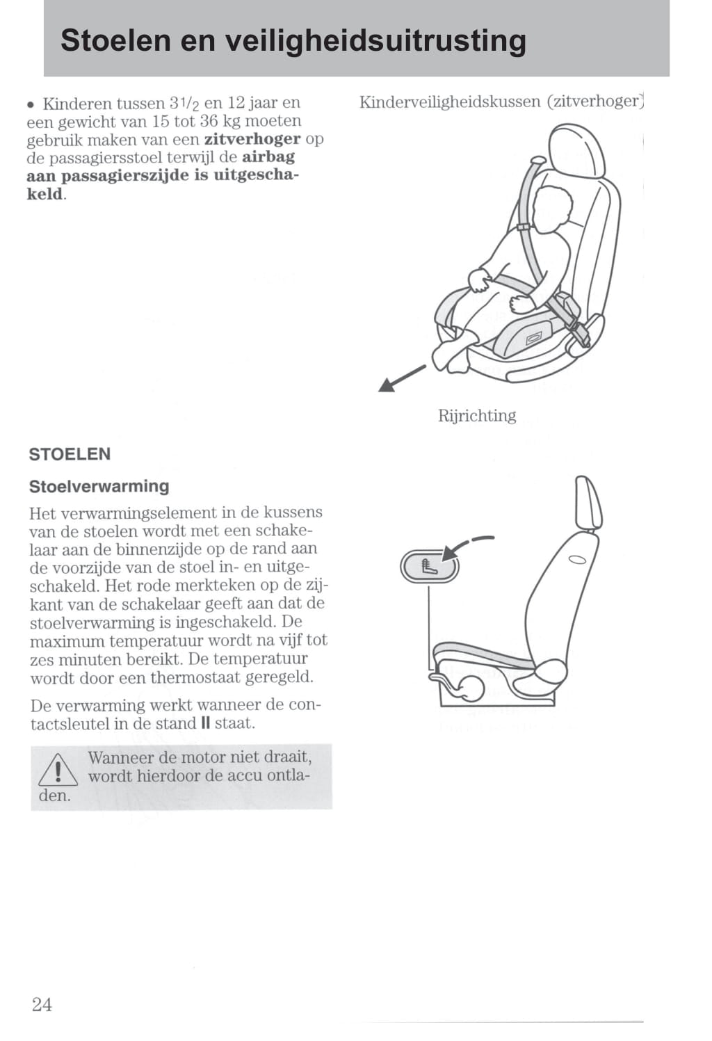 2003-2006 Ford StreetKa Gebruikershandleiding | Nederlands