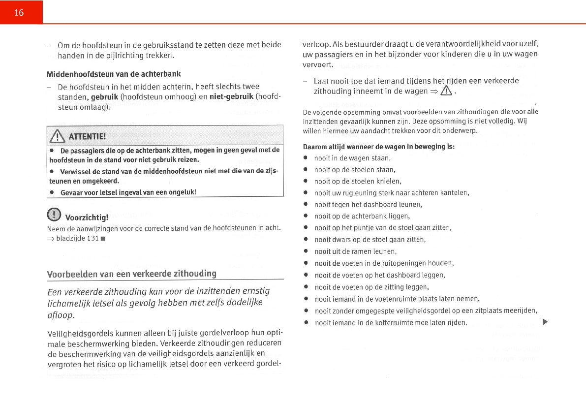 2005-2009 Seat Leon Gebruikershandleiding | Nederlands