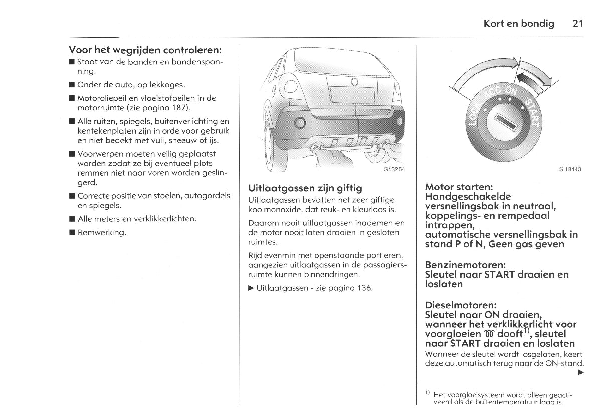 2007-2011 Opel Antara Owner's Manual | Dutch