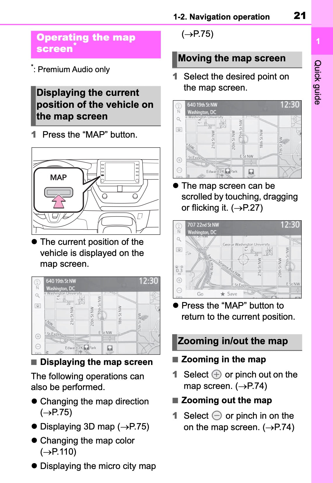 Toyota Touch Multimedia & Navigation Gebruikershandleiding 2019 - 2021