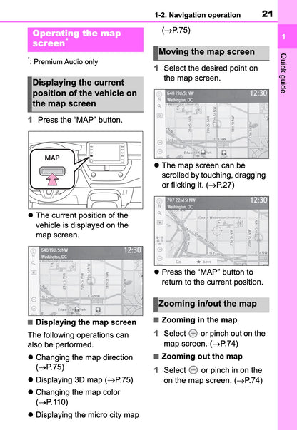 Toyota Touch Multimedia & Navigation Gebruikershandleiding 2019 - 2021