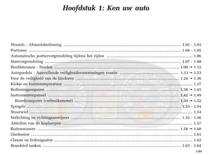 2002-2003 Renault Clio Bedienungsanleitung | Niederländisch