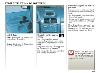 2002-2003 Renault Clio Bedienungsanleitung | Niederländisch