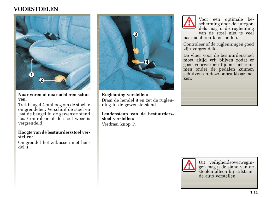 2002-2003 Renault Clio Bedienungsanleitung | Niederländisch