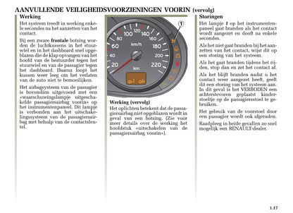 2002-2003 Renault Clio Bedienungsanleitung | Niederländisch