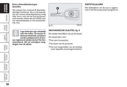 2010-2011 Fiat Grande Punto Gebruikershandleiding | Nederlands