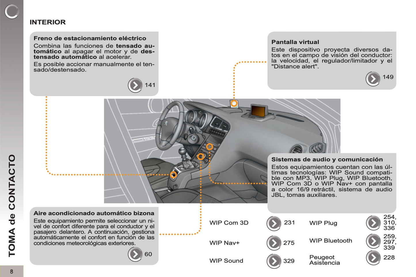 2012-2013 Peugeot 5008 Gebruikershandleiding | Spaans