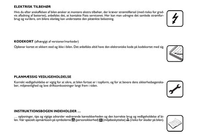 2012-2013 Fiat Linea Owner's Manual | Danish