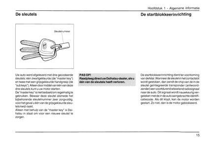 2001-2006 Daihatsu Young-RV Bedienungsanleitung | Niederländisch