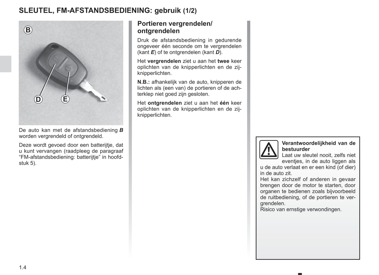 2012-2013 Renault Trafic Gebruikershandleiding | Nederlands