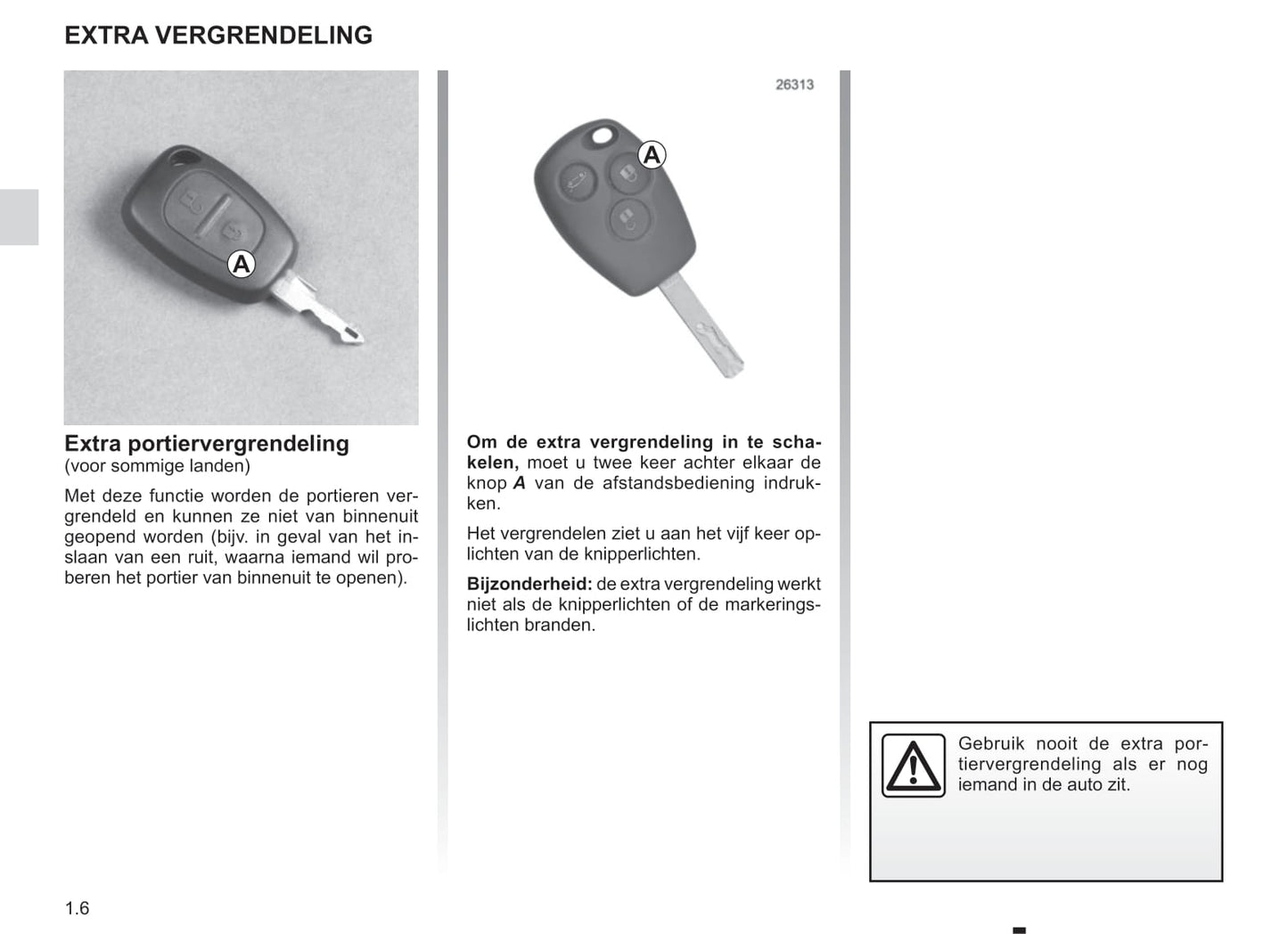 2012-2013 Renault Trafic Gebruikershandleiding | Nederlands