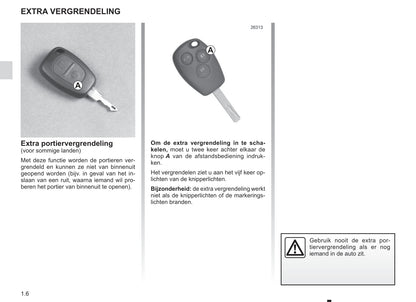 2012-2013 Renault Trafic Gebruikershandleiding | Nederlands