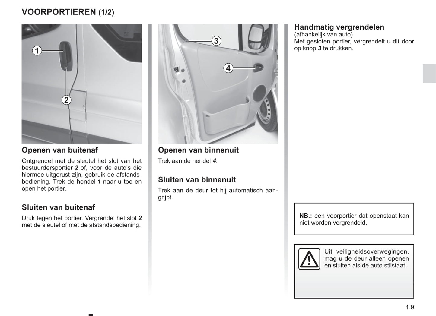 2012-2013 Renault Trafic Gebruikershandleiding | Nederlands