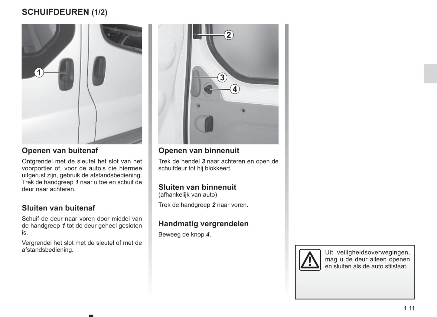 2012-2013 Renault Trafic Gebruikershandleiding | Nederlands