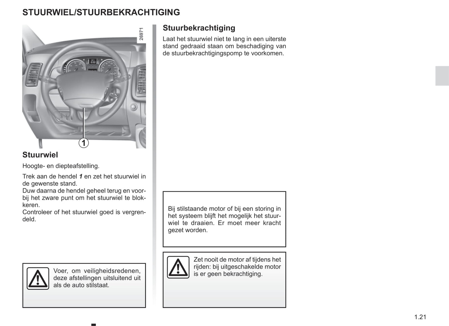 2012-2013 Renault Trafic Gebruikershandleiding | Nederlands