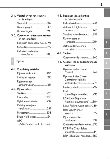 2015-2016 Lexus NX 300h Owner's Manual | Dutch