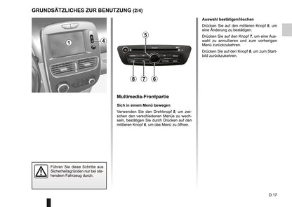 Renault R-Link Bedienungsanleitung 2017