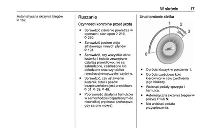 2016-2017 Opel Meriva Bedienungsanleitung | Polnisch