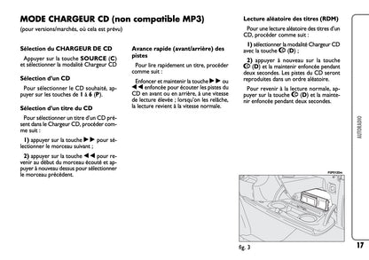 Fiat Scudo Autoradio & MP3 Guide d'instructions 2012 - 2017