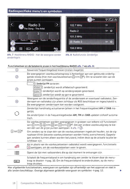 Volkswagen Composition Media, Discover Media (Generatie 2 facelift) Handleiding 2017