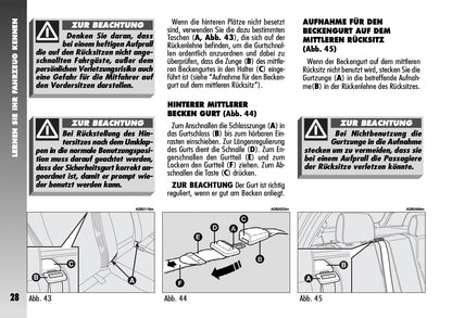 2004-2008 Alfa Romeo 156 GTA Owner's Manual | German