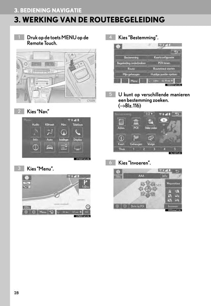 Lexus CT 200h Navigatiesysteem Handleiding 2014