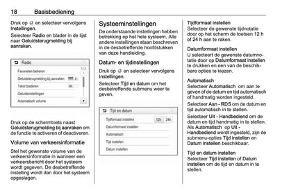 Opel Karl Infotainment System Handleiding 2017 - 2019