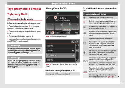 Seat Media System Colour Instrukcja obsługi