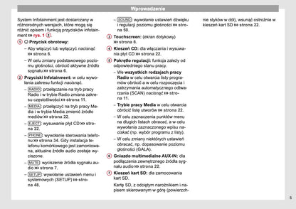 Seat Media System Colour Instrukcja obsługi