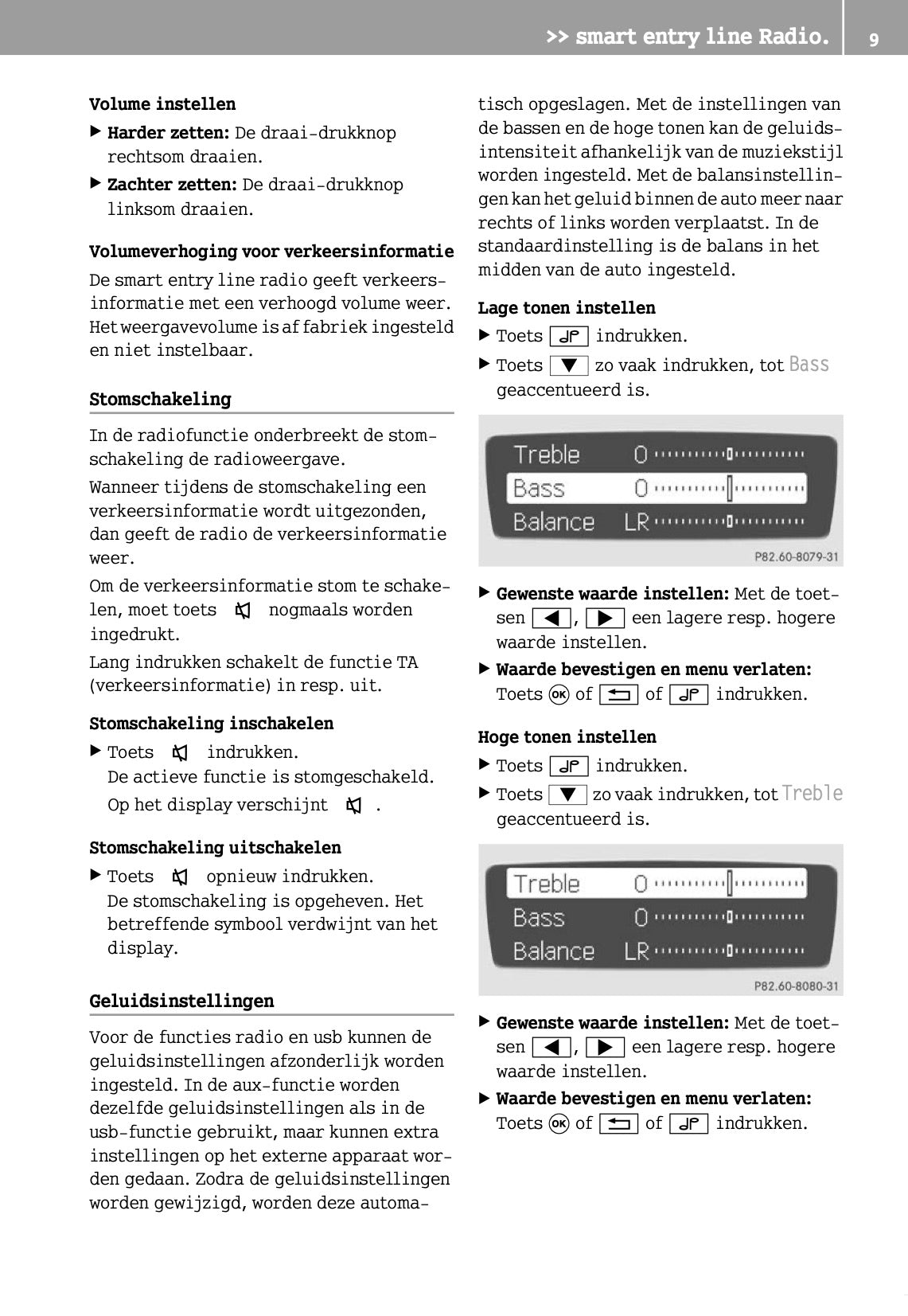 Smart Entry Line Radio Handleiding 2010