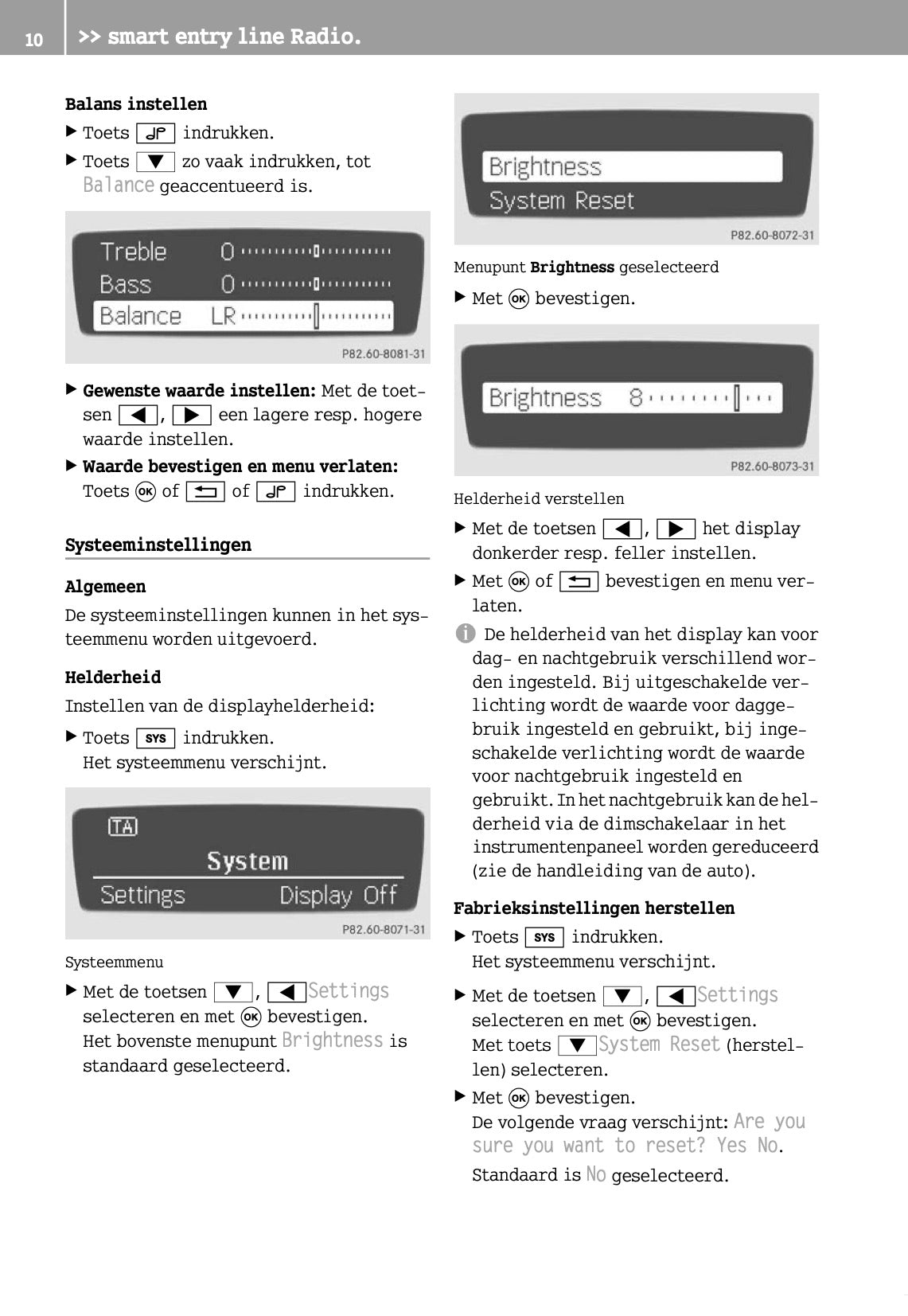 Smart Entry Line Radio Handleiding 2010