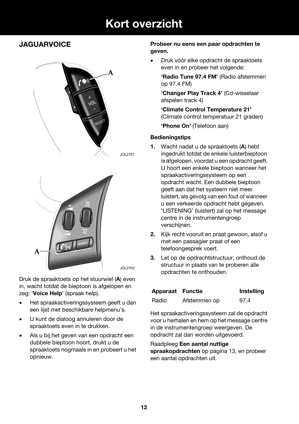 Jaguar XK Handboek Autotelefoon 2004