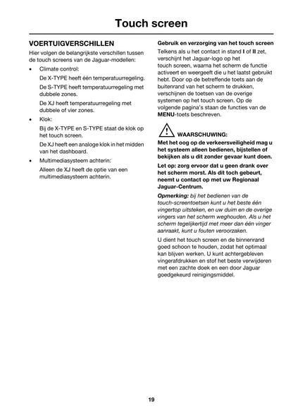 Jaguar XJ Navigatiesysteem Handleiding 2007 - 2009