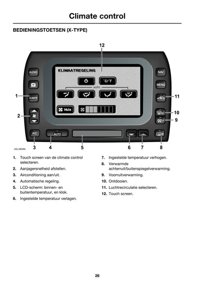 Jaguar XK Handboek Autotelefoon 2004