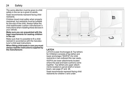 2001-2005 Saab 9-5 Bedienungsanleitung | Englisch