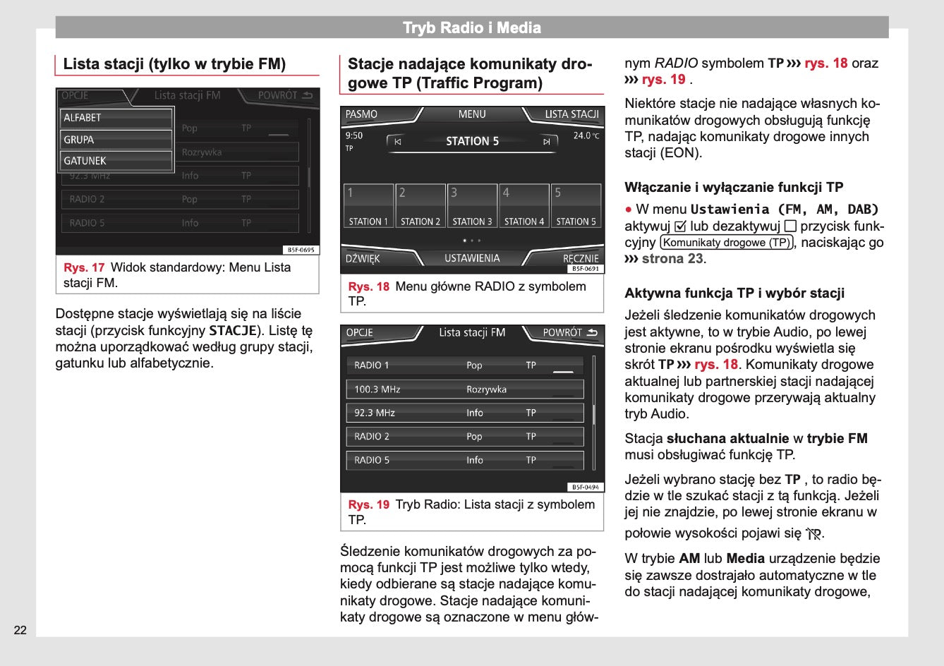 Seat Media System Plus / Navi Instrukcja obsługi 2013 - 2017