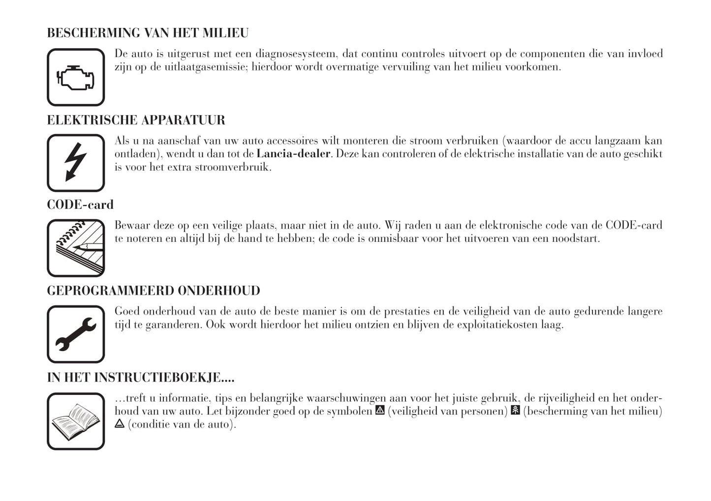 2002-2008 Lancia Phedra Owner's Manual | Dutch