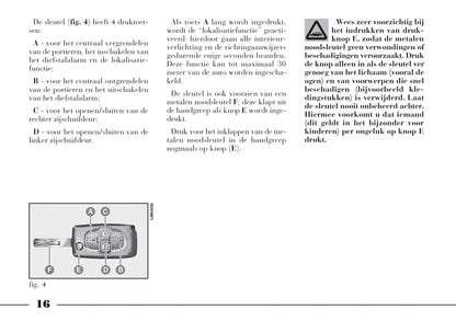 2002-2008 Lancia Phedra Owner's Manual | Dutch