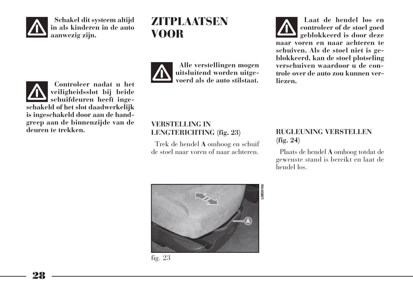 2002-2008 Lancia Phedra Owner's Manual | Dutch