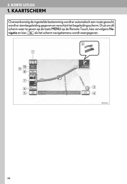 Lexus RX 450H Navigatiesysteem Handleiding 2014